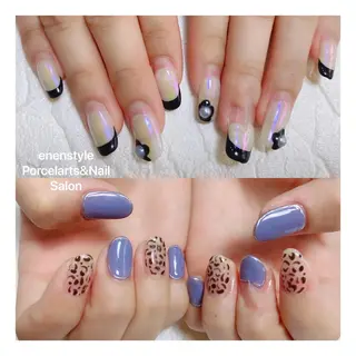 ミディアム ネイル 🐾enen style 🐾のネイルデザイン