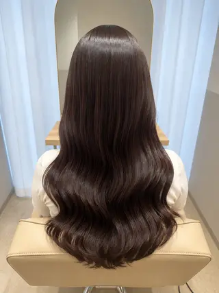ロング 高梨 里穂のヘアスタイル