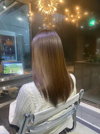 ミディアム Yoh 美髪特化 髪質改善/縮毛矯正のヘアスタイル