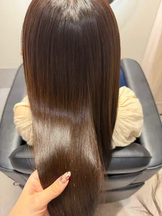ロング 博多美容室NAVY 橋本心縮毛矯正のヘアスタイル