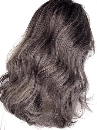 セミロング カラー 上條 航平のヘアスタイル