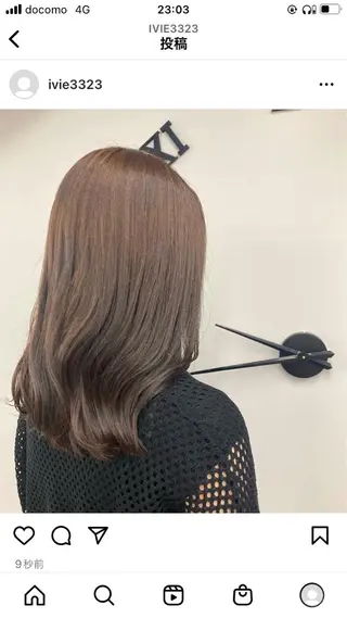 カラー ハネダ 🌱🐶のヘアスタイル