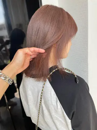 ミディアム カラー YUI/ ブリーチカラー🌷のヘアスタイル