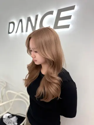 ロング カラー ヘアアレンジ 透明感カラー🎀 Anju/渋谷🎀のヘアスタイル