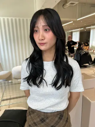 ロング カラー 海外レイヤー /NAGISAのヘアスタイル