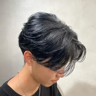 ミディアム パーマ ヘアアレンジ メンズ fifth 石川 凪のヘアスタイル