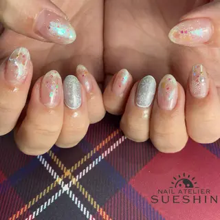 ミディアム S ueshinのネイルデザイン