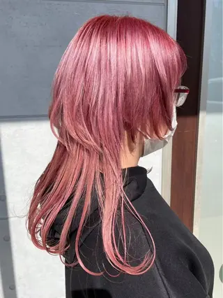セミロング 番口 真七斗のヘアスタイル