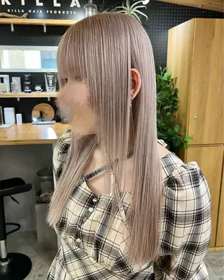 ロング カラー ヘアアレンジ 🫧透明感カラー/ ナルハ🫧のヘアスタイル