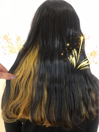 セミロング カラー 新宿駅近♡個室 ♡関口三都季🌜のヘアスタイル