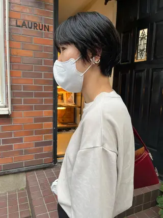 ショート カラー eri kinjoのヘアスタイル
