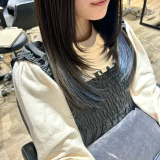 セミロング カラー 🍒ばばみさき/ マンツーマン施術🍒のヘアスタイル