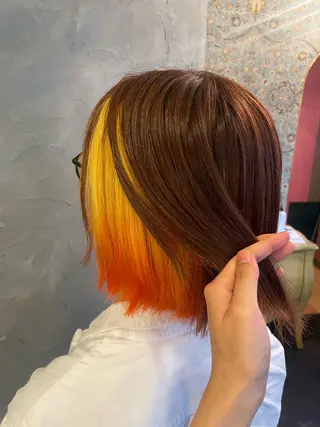 ミディアム hair make echo滿木あい花のヘアスタイル