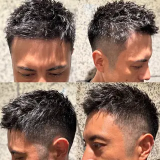 ショート メンズ 森 蒼空のヘアスタイル