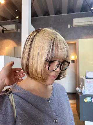 ミディアム 坂庭 美夢のヘアスタイル