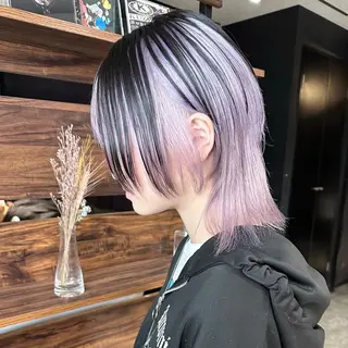 ミディアム カラー 💎透明感カラー💎 bAteAu あまねのヘアスタイル