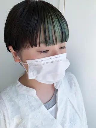 ショート 💜ショート💜 ウルフ、ボブ二色亜美のヘアスタイル