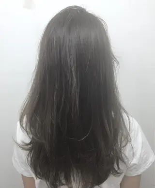 ショート ミディアム セミロング ロング カラー 上田 ヒロツグのヘアスタイル