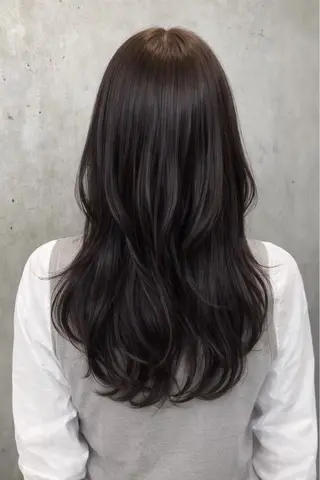 ロング ゆうな/レイヤー/ 顔周り/髪質改善のヘアスタイル