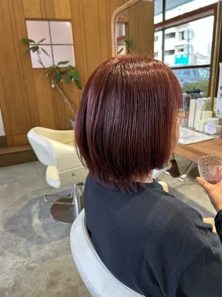 ショート カラー 佐藤 悠生 メンズパーマ.カットのヘアスタイル