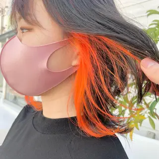 ミディアム カラー 🫧艶ダブルカラー ブリーチ🫧トモヤのヘアスタイル