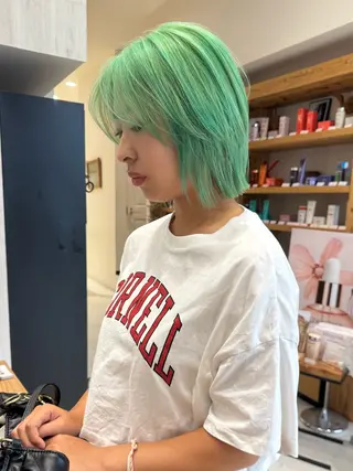 ショート カラー 佐野 怜也のヘアスタイル