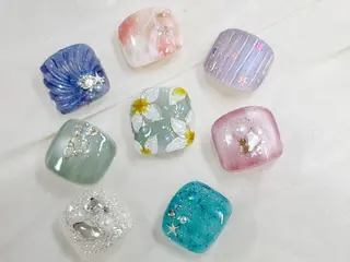 ネイル joie ange rinna上本町のネイルデザイン