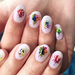 ネイル 渋谷/チップ長さ出し 👑アプレgel-xのネイルデザイン