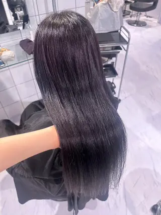カラー ❤︎横浜❤︎うる艶 透明感カラー❤︎のヘアスタイル