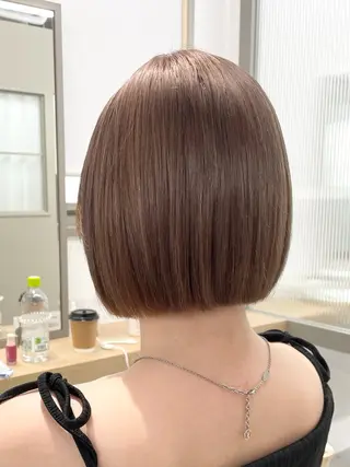 ショート カラー レイヤー／大宮／韓国 🤍AYA🤍のヘアスタイル