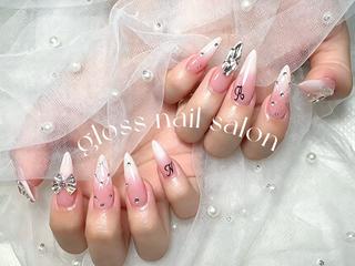 ネイル ゆり🌷 gloss nailのネイルデザイン