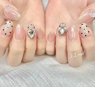 ネイル 🍒Luvia ワンホンネイルのネイルデザイン