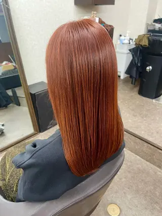 ミディアム カラー 池田 景子のヘアスタイル