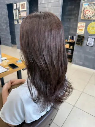ロング カラー 平野 凛のヘアスタイル