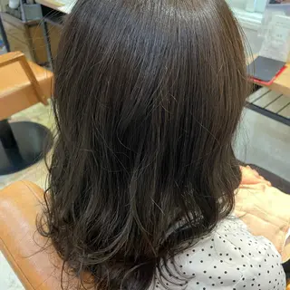 セミロング カラー ヘアアレンジ 北川 智海のヘアスタイル
