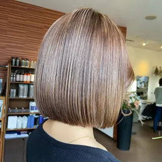 ショート カラー 💜推しインナー カラー/菊池柊真💜のヘアスタイル