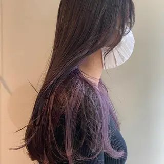セミロング カラー ヘアアレンジ ウルフカット モデル募集中！ミカのヘアスタイル