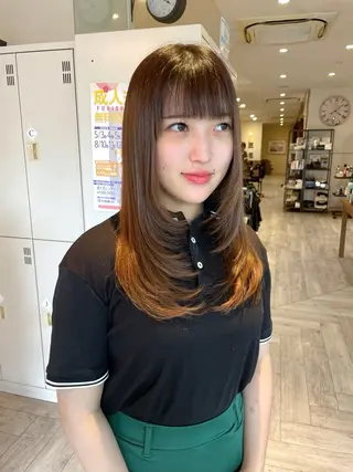 ロング カラー ✨レイヤーお任せ✨ 林有里子のヘアスタイル