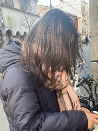 ミディアム ウチダ ユウヤのヘアスタイル