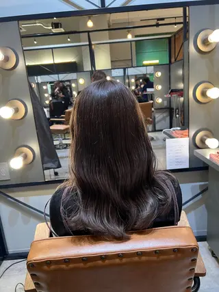 ロング カラー 髪質改善ストレート Kantaのヘアスタイル