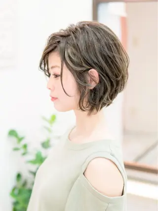 ショート カラー 永野 良一のヘアスタイル