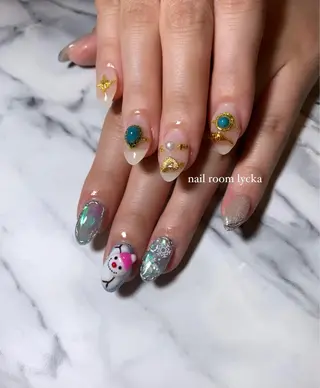 ネイル ネイルルームリッカ 𝐦𝐚𝐲𝐮のネイルデザイン