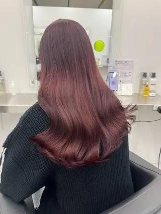 ロング 🍒韓国y2k暖色 NO.1🍒REAのヘアスタイル