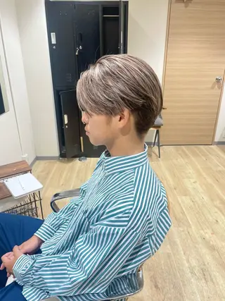 カラー メンズ エビスザキレン/メン ズ/心斎橋🌳のヘアスタイル