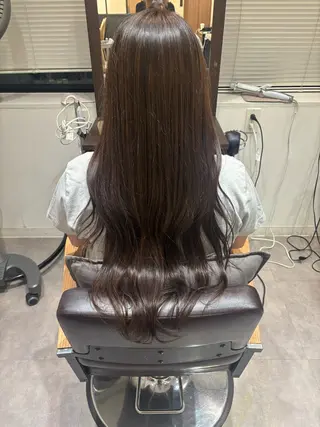 ロング カラー yui/表参道 ラベンダーカラーのヘアスタイル