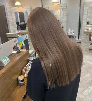 ロング カラー パーマ ヘアアレンジ メンズ キッズ ネイル マツエク・マツパ アイブロウ エクステモデル募集 💗大阪梅田/川上のヘアスタイル