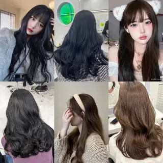 カラー 🤍ブリーチなし ブラウンhimi🤍のヘアスタイル