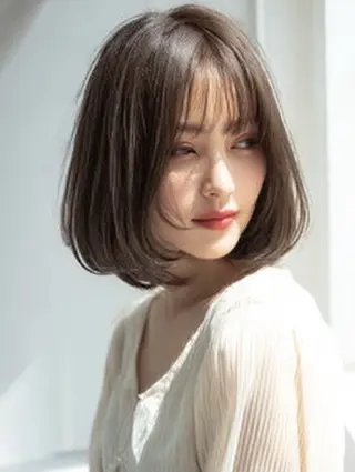 ショート カラー 韓国×艶ハイトーンが かわいい✨️リオ🍒のヘアスタイル