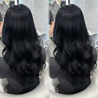 ロング カラー ヘアアレンジ 大宮縮毛矯正🩵 レイヤー 佐藤和のヘアスタイル