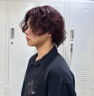 カラー パーマ メンズ 堀内 都姫のヘアスタイル